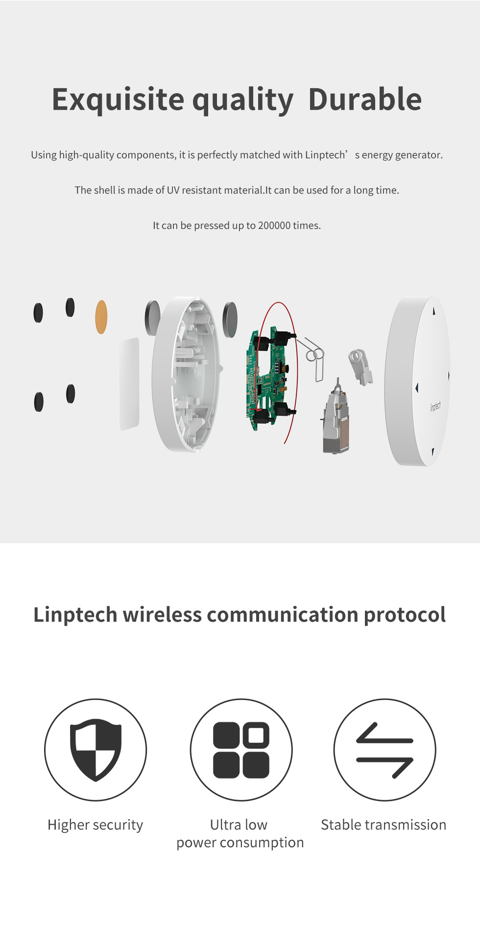 K5 Series Self-powered Switch - Linptech, the provider of micro energy ...